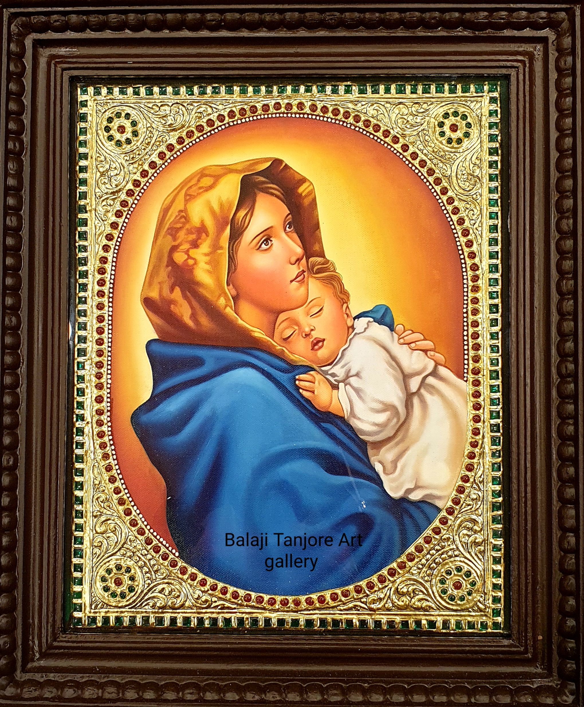 Buy Mary Matha Tanjore Painting - Balaji Tanjore Art Gallery