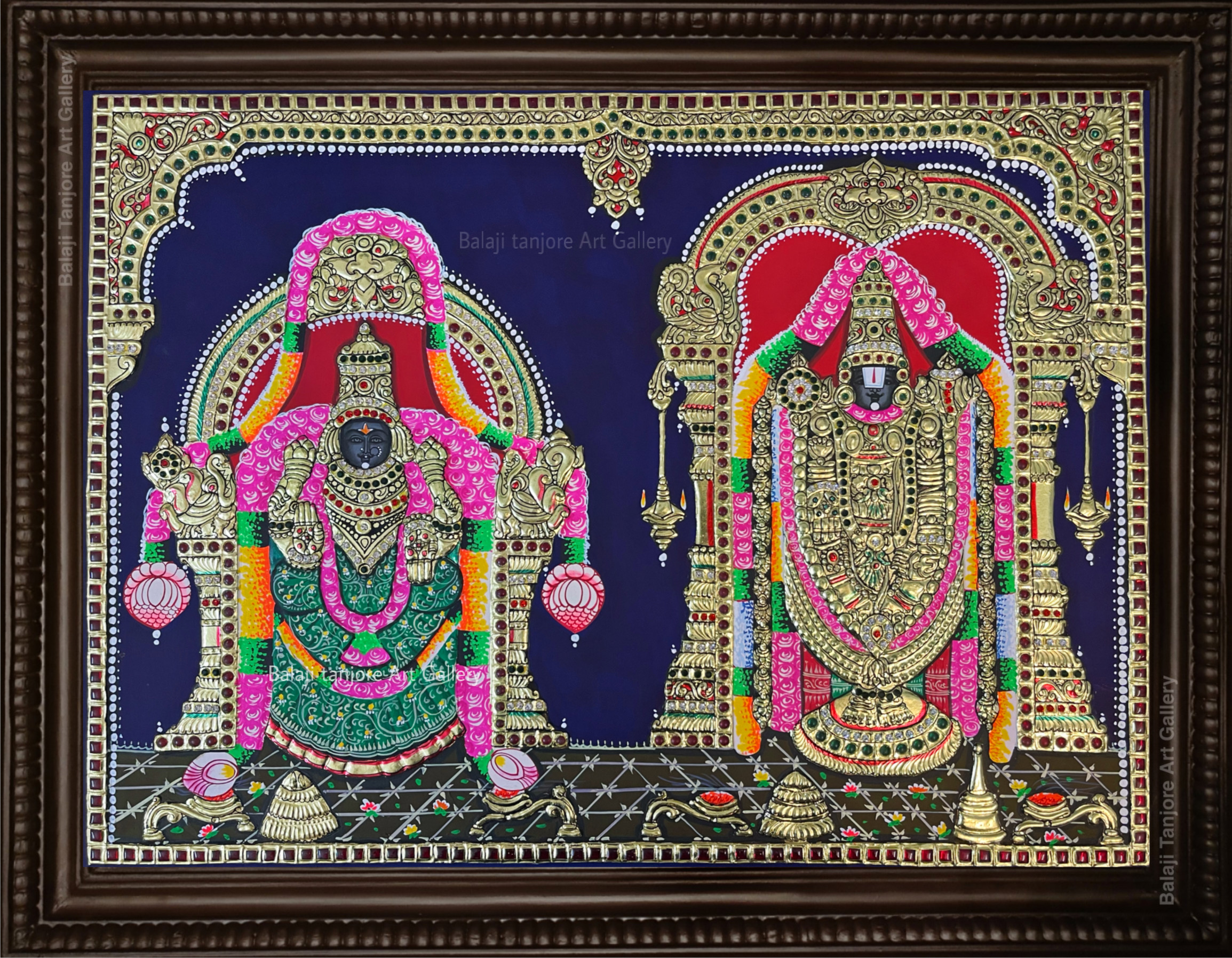 Buy Padmavathi balaji tanjore painting Online
